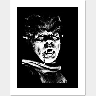 Werewolf lychatrope Vintage Monster Horror Movie Fan Posters and Art